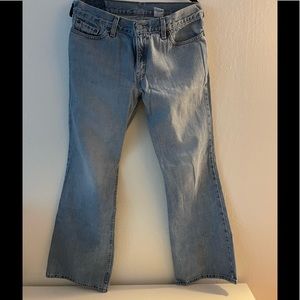 Vintage Levi’s 514 Super low flared jeans
